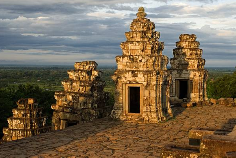Phnom Krom + Sunset