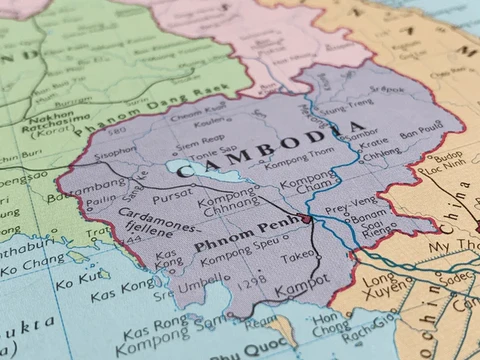 Cambodia map